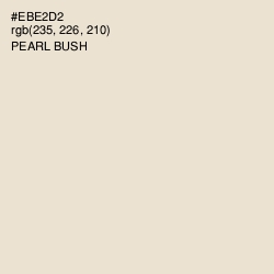 #EBE2D2 - Pearl Bush Color Image